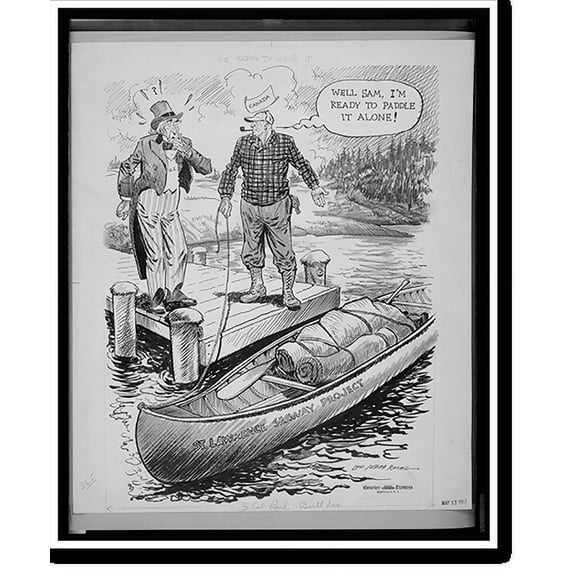 Historic Print, He seems to mean it, 16" x 20"