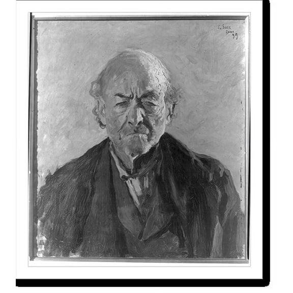 Historic Print, [Head and shoulders portrait of unidentified old man], 16" x 20"