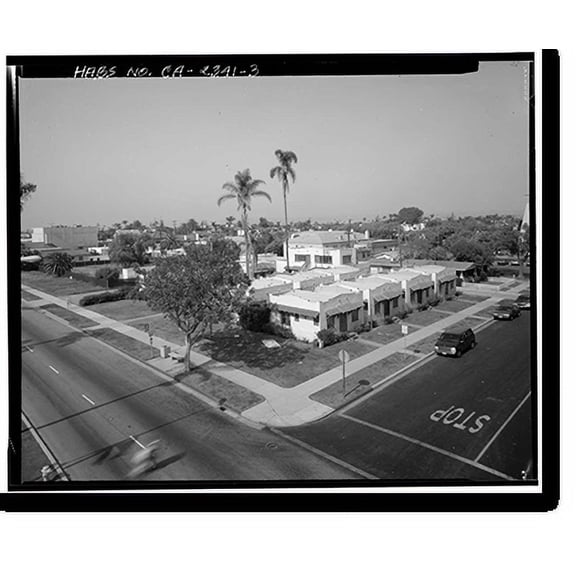 Historic Print, Heilman Villas, 706-720 Orange Avenue & 1060-1090 Seventh Street, Coronado, San Diego County, CA - 3, 16" x 20"