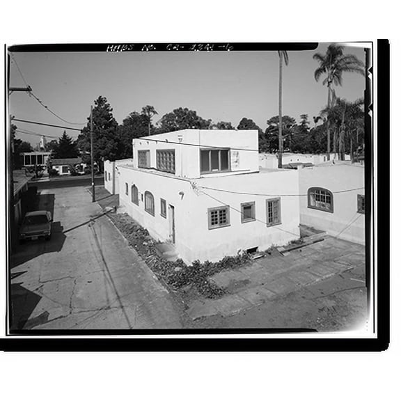 Historic Print, Heilman Villas, 706-720 Orange Avenue & 1060-1090 Seventh Street, Coronado, San Diego County, CA - 6, 16" x 20"