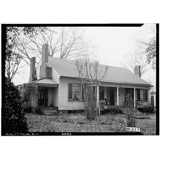 Historic Print, Helen Keller House, 300 West North Commons, Tuscumbia, Colbert County, AL, 16" x 20"