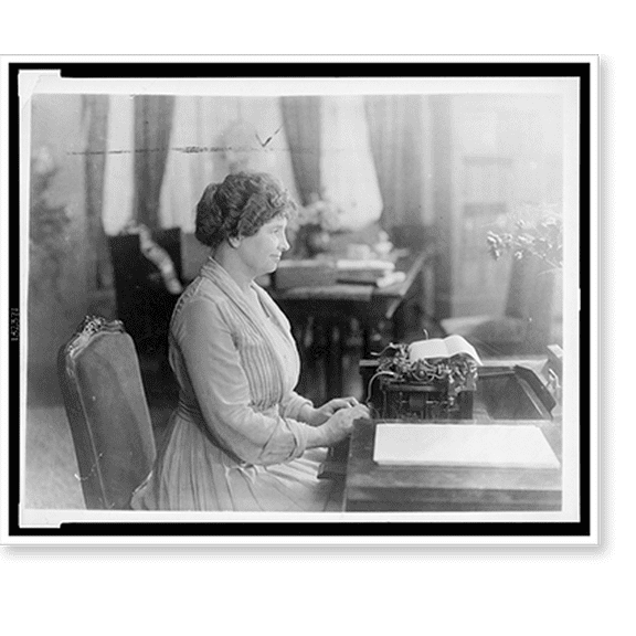 Historic Print, Helen Keller who appears in the motion picture Deliverance" based on her life of darkness", 18" x 24"