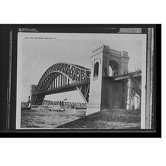 Historic Print, Hell Gate Bridge, New York, N.Y., 16" x 20"