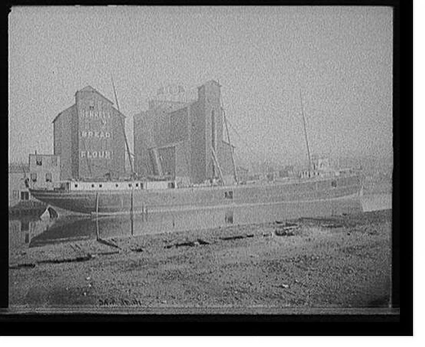 Historic Print, [Henkel's elevator, Cleveland, Ohio], 16" x 20