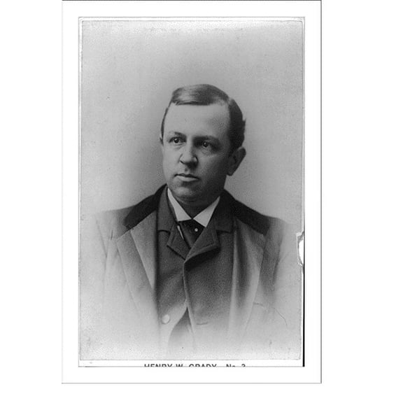 Historic Print, [Henry W. Grady, half-length portrait, facing left] - 2, 16" x 20"