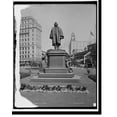 thumbnail image 1 of Historic Print, Henry Ward Beecher statue, Brooklyn, N.Y., 18" x 24", 1 of 3