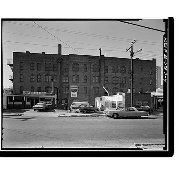 Historic Print, Herndon & Atlantic Life Building, 229-243 Auburn Avenue, Atlanta, Fulton County, GA - 4, 18" x 24"