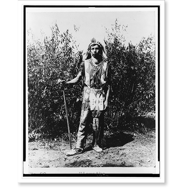 Historic Print, Hiawatha. Out of childhood into manhood, 16" x 20