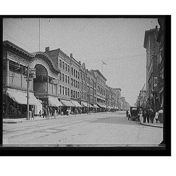 Historic Print, [High Street, Holyoke, Mass.], 16" x 20"