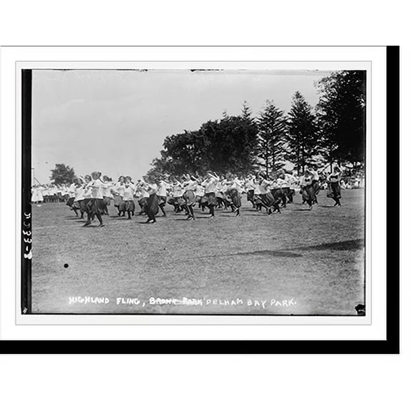 Historic Print, Highland Fling, Pelham Bay Park, 16" x 20"