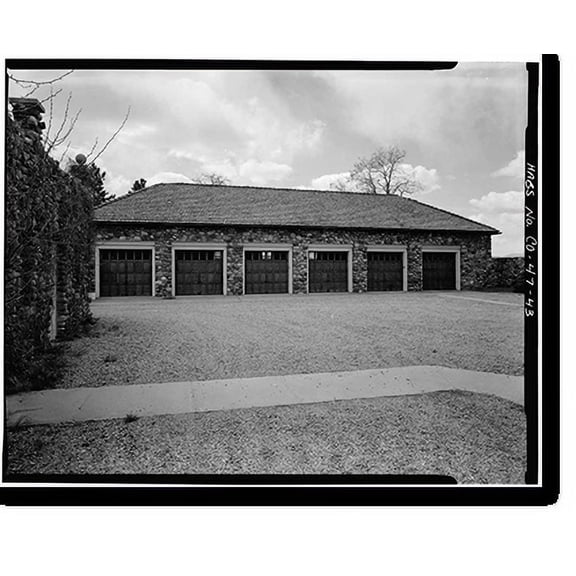 Historic Print, Highlands Ranch, 161 Holman Way, Sedalia vicinity, Douglas County, CO - 43, 16" x 20"