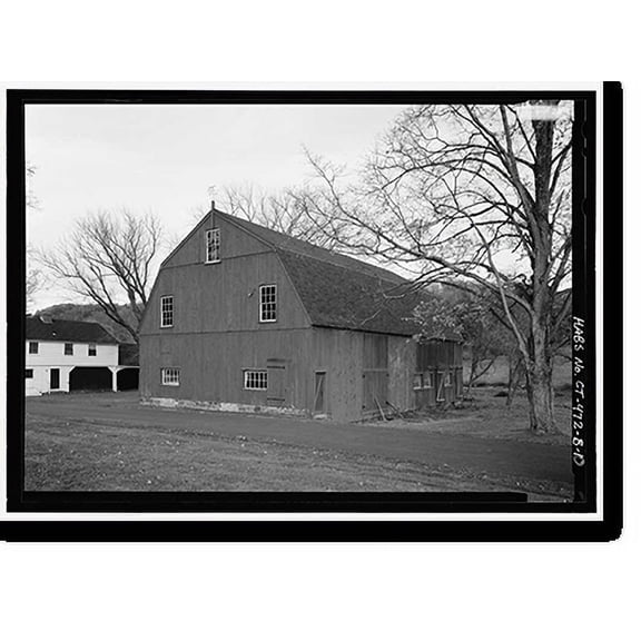 Historic Print, Hill-Stead, Farm Complex, 35 Mountain Road, Farmington, Hartford County, CT - 10, 18" x 24"