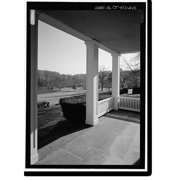 Historic Print, Hill-Stead, Pope-Riddle House Complex, 35 Mountain Road, Farmington, Hartford County, CT - 12, 18" x 24"