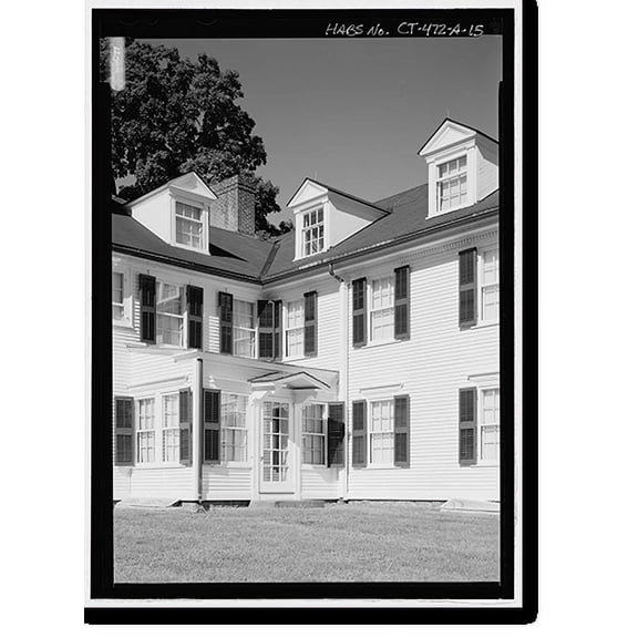 Historic Print, Hill-Stead, Pope-Riddle House Complex, 35 Mountain Road, Farmington, Hartford County, CT - 15, 18" x 24"