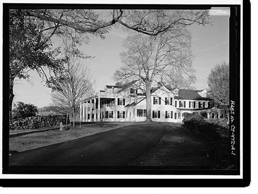 Historic Print, HillStead, PopeRiddle House Complex, 35 Mountain Road