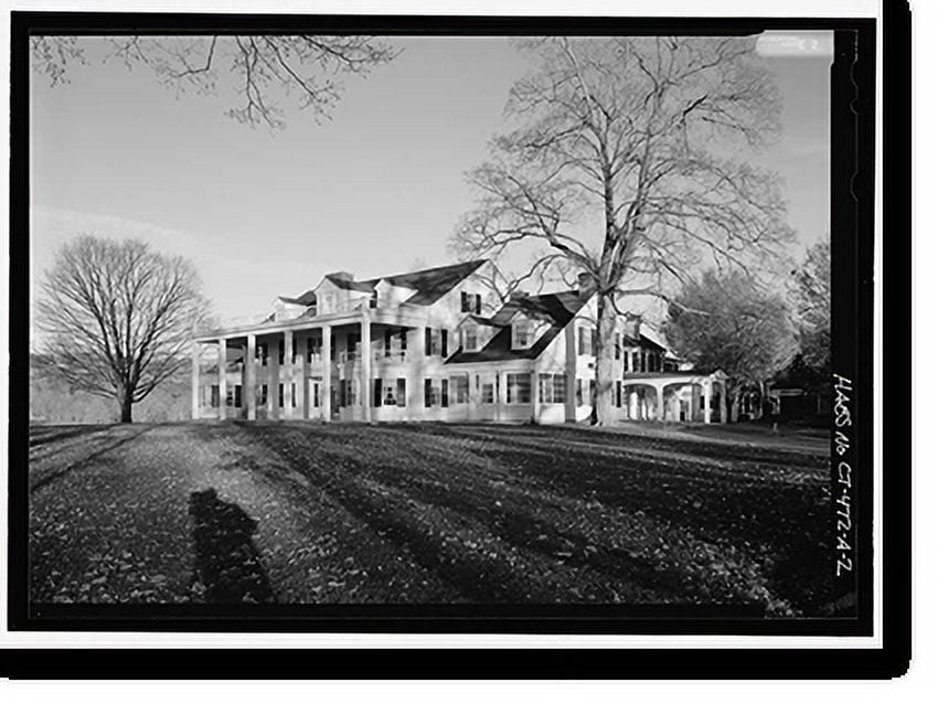 Historic Print, HillStead, PopeRiddle House Complex, 35 Mountain Road