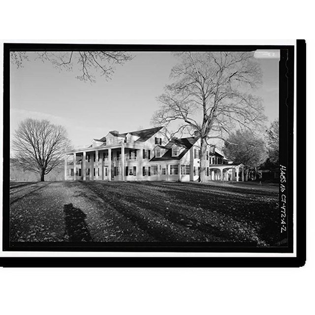 Historic Print, HillStead, PopeRiddle House Complex, 35 Mountain Road
