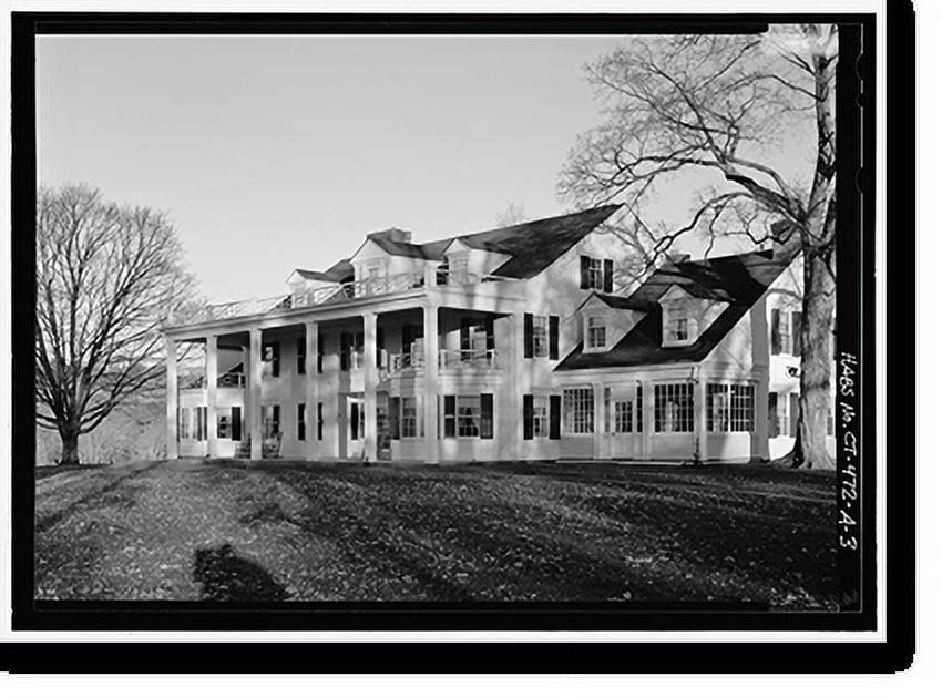 Historic Print, HillStead, PopeRiddle House Complex, 35 Mountain Road