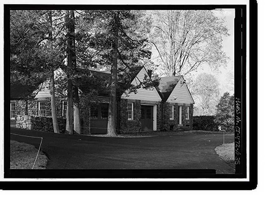 Historic Print, HillStead, PopeRiddle House Complex, 35 Mountain Road