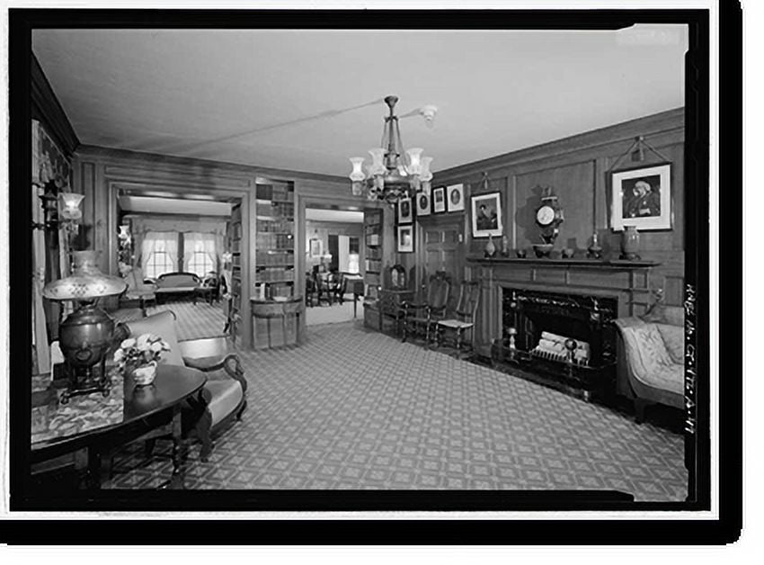 Historic Print, HillStead, PopeRiddle House Complex, 35 Mountain Road