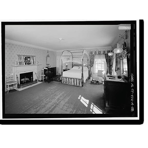 Historic Print, Hill-Stead, Pope-Riddle House Complex, 35 Mountain Road, Farmington, Hartford County, CT - 58, 16" x 20"
