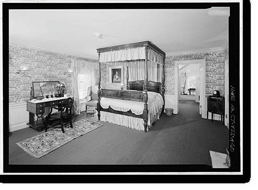 Historic Print, HillStead, PopeRiddle House Complex, 35 Mountain Road