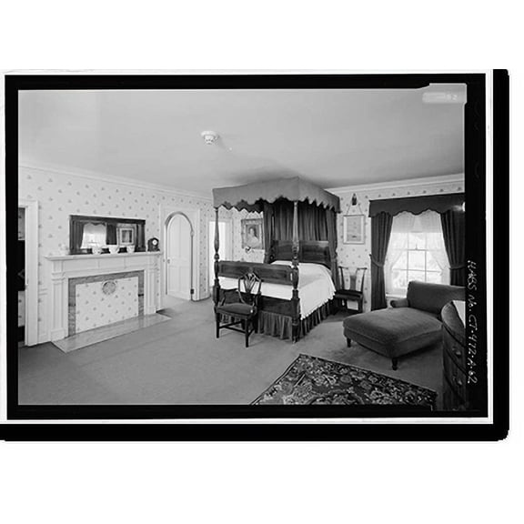 Historic Print, Hill-Stead, Pope-Riddle House Complex, 35 Mountain Road, Farmington, Hartford County, CT - 62, 16" x 20"