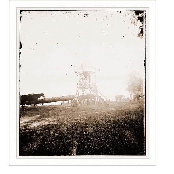 Historic Print, Hilton Head Port Royal Bay South Carolina. Signaling by the sea, 18" x 24"