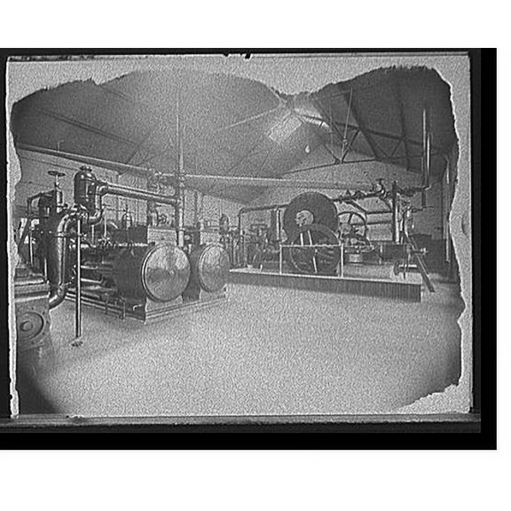 Historic Print, [Hiram Walker & Sons, engine room, Walkerville, Ont.], 18" x 24"