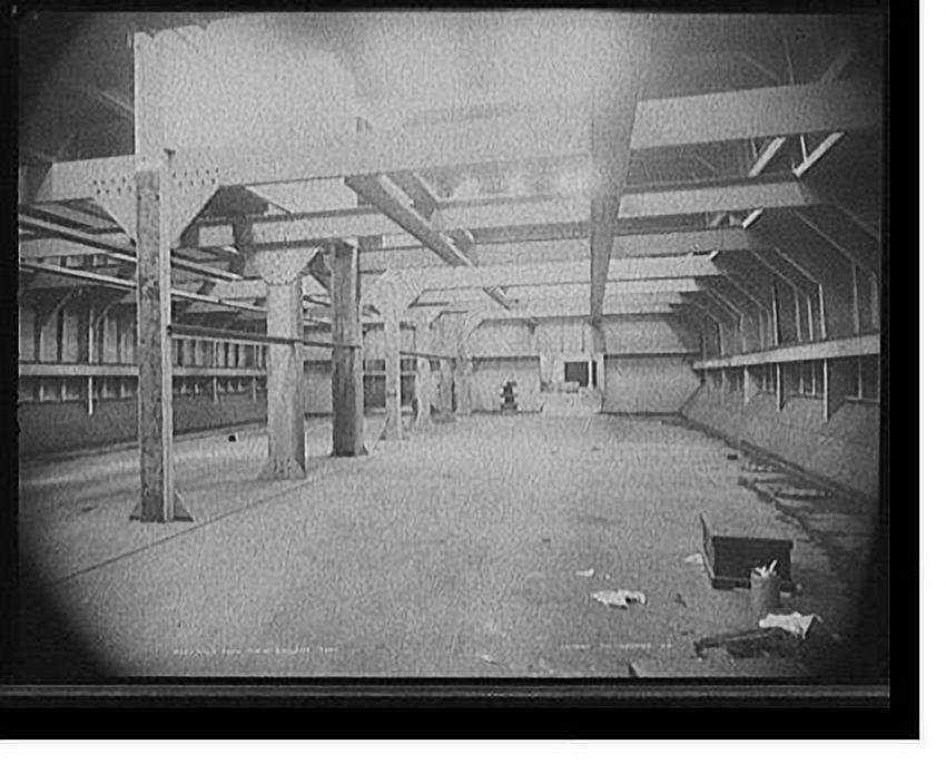 Historic Print, Hold from top of the ballast tank, 16" x 20"