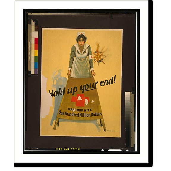 Historic Print, Hold up your end! War fund week - one hundred million dollars.W. B. King., 18" x 24"