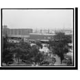 Historic Print, Holland American docks, Hoboken, N.J. 8, 16" x 20