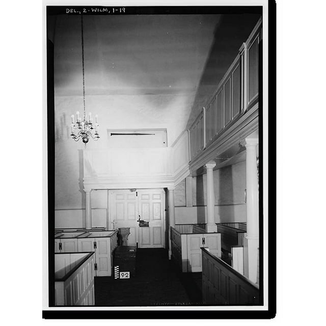 Historic Print, Holy Trinity Church, Seventh & Church Street