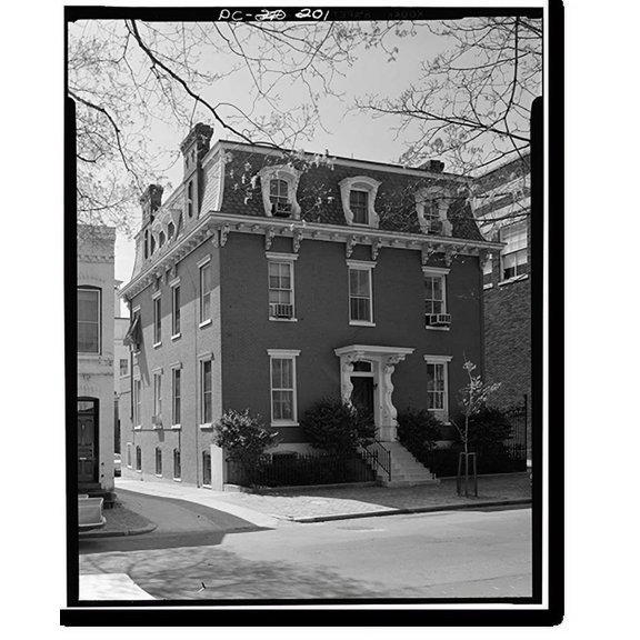 Historic Print, Holy Trinity Parish, Thirty-sixth Street between N & O Streets, Northwe, Washington, District of Columbia, DC - 2, 18" x 24"
