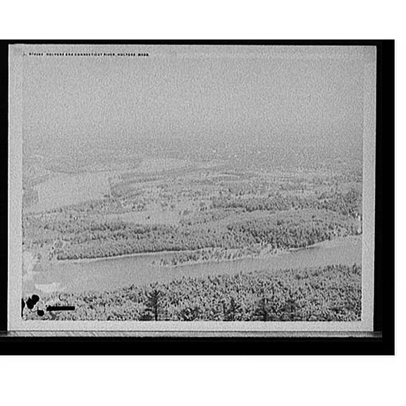 Historic Print, Holyoke and Connecticut River, Holyoke, Mass., 18" x 24"
