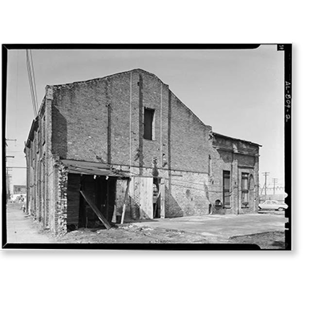 Historic Print, Home Industry Foundry, 250 North Water Street, Mobile