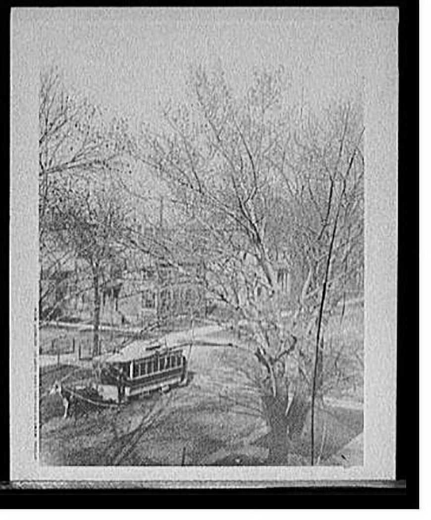 Historic Print, Home of General Cass, Fort St., Detroit, Mich., 16" x