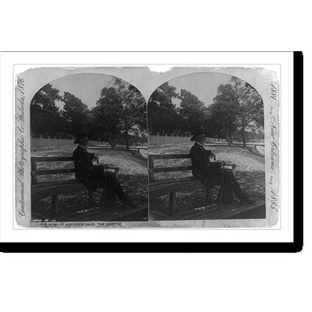 Historic Print, Home of Jefferson Davis. The quiet rest, 16" x 20