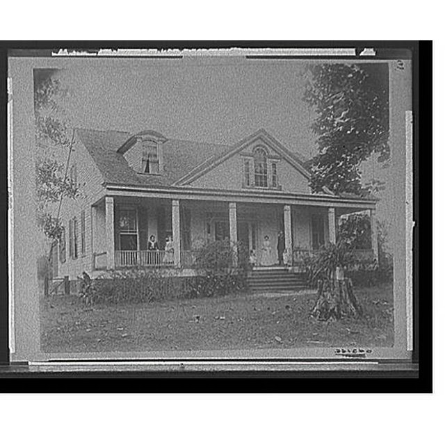 Historic Print, [Home of Jefferson Davis, boyhood days], 16" x 20