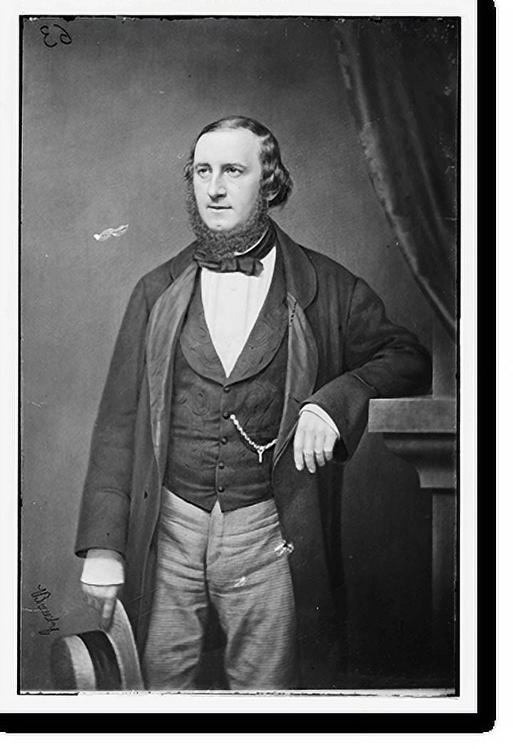 Historic Print, Hon. John Van Buren of N.Y., 16" x 20"