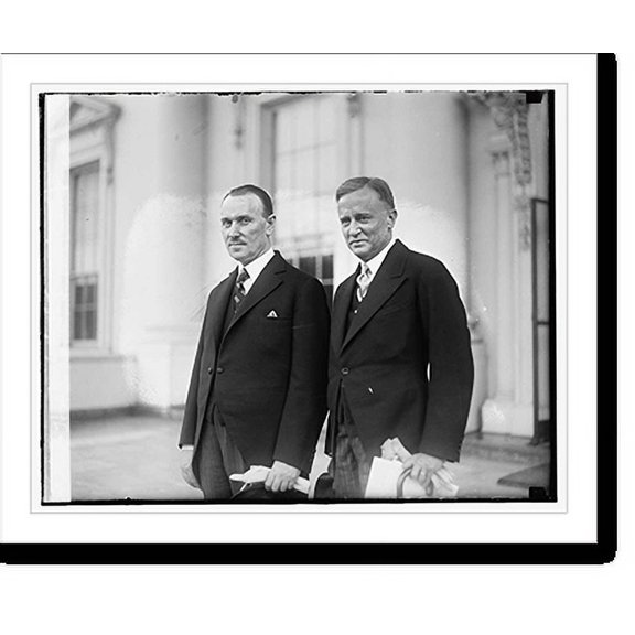 Historic Print, Hon. Michael MacWhite & Wm. R. Castle, Jr., [3/14/29], 16" x 20"