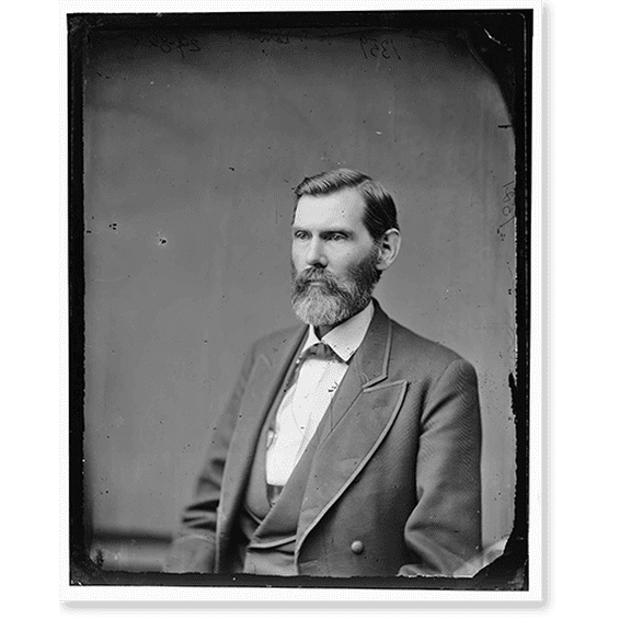 Historic Print, Hon. Samuel C. [?] Pomeroy of Kansas, 18" x 24"