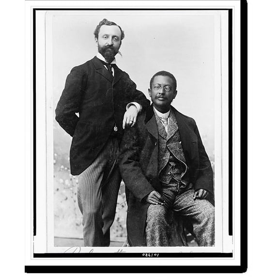 Historic Print, Hon. William E. Rothery, Philadelphia, Pa., & Hon. Alfred B. King. Clay - Ashland, Monrovia, Liberia, Liberian Commissioners to the Columbian Exposition, Chicago, Ill., ...18" x 24"