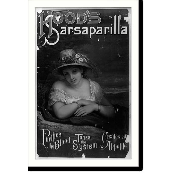 Historic Print, Hood's Sarsaparilla, 18" x 24"