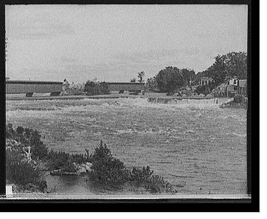 Historic Print, [Hooksett falls, Merrimack River, Hooksett, N.H.] 2