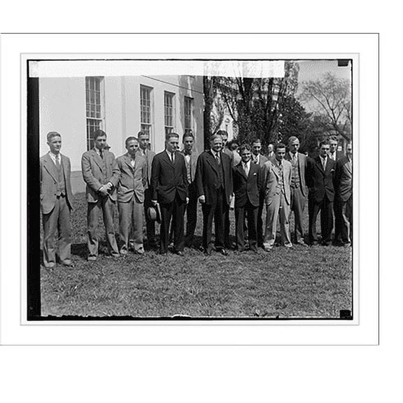 Historic Print, Hoover & Sta[...] College Glee Club, 4/8/29, 18" x 24"