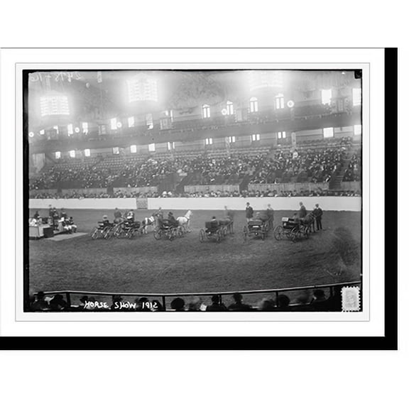 Historic Print, Horse Show 1912, 16" x 20"