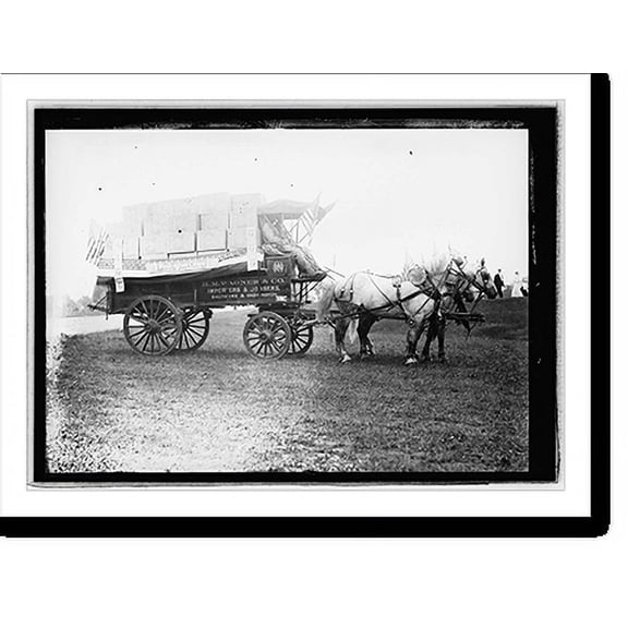 Historic Print, Horse show, Rock Creek, D.C. July 4, 1914, 18" x 24"
