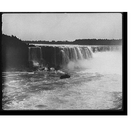 Historic Print, Horseshoe Falls from Canadian side, Niagara Falls, New York, 16" x 20"