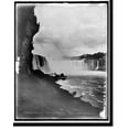 Historic Print, Horseshoe Falls from foot of stairway, 16" x 20